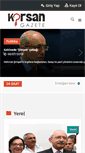 Mobile Screenshot of korsangazete.com